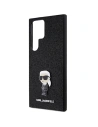 Hurtownia GSM - Case Karl Lagerfeld KLHCS24LGKNPSK Samsung Galaxy S24 Ultra Hardcase Fixed Glitter Ikonik Logo Metal Pin schwarz/black - KLD1920 - {ean13} - Hurt
