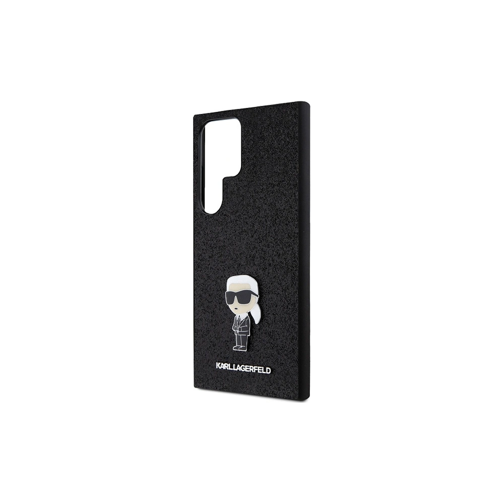 Hurtownia GSM - Etui Karl Lagerfeld KLHCS24LGKNPSK Samsung Galaxy S24 Ultra hardcase Fixed Glitter Ikonik Logo Metal Pin negru/black - KLD1920 - {ean13} - Hurt