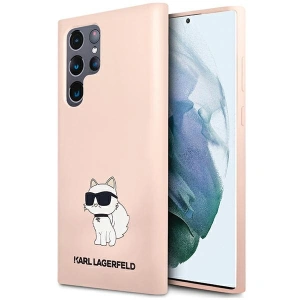 Hurtownia GSM - Case Karl Lagerfeld KLHCS24LSNCHBCP Samsung Galaxy S24 Ultra Hardcase Silikon Choupette rosa/pink - KLD1923 - {ean13} - Hurt