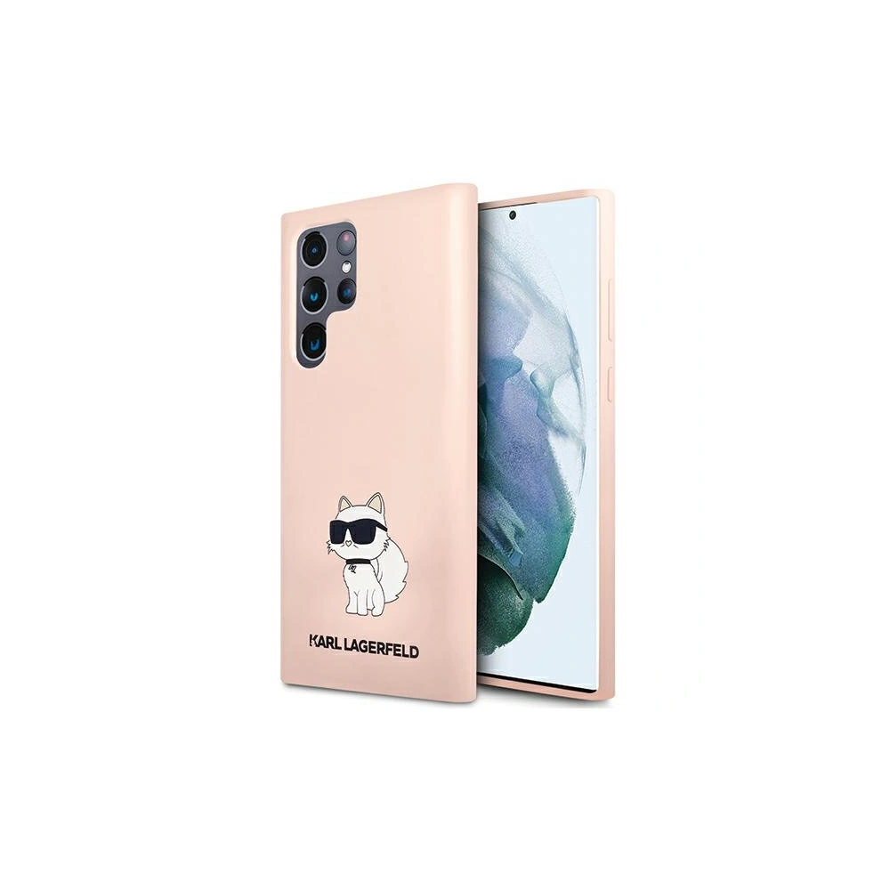 Hurtownia GSM - Case Karl Lagerfeld KLHCS24LSNCHBCP Samsung Galaxy S24 Ultra Hardcase Silikon Choupette rosa/pink - KLD1923 - {ean13} - Hurt