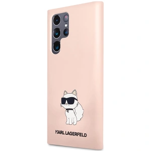 Hurtownia GSM - Case Karl Lagerfeld KLHCS24LSNCHBCP Samsung Galaxy S24 Ultra Hardcase Silikon Choupette rosa/pink - KLD1923 - {ean13} - Hurt