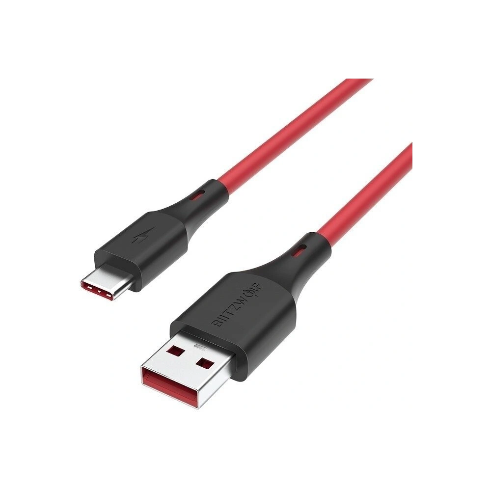 Hurtownia GSM - Kabel USB-C BlitzWolf BW-TC19, Huawei SuperCharge, QC 3.0, 5A, 40W, 1,8m - BLZ180 - {ean13} - Hurt