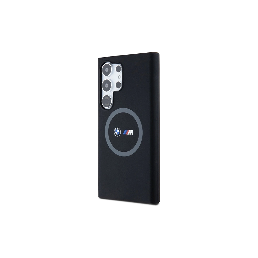 Hurtownia GSM - Etui BMW BMHMS24L23SROK Samsung Galaxy S24 Ultra hardcase M Silicone Printed Ring MagSafe černý/black - BMW658 - {ean13} - Hurt
