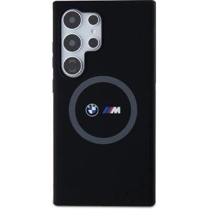 Hurtownia GSM - Case BMW BMHMS24L23SROK Samsung Galaxy S24 Ultra Hardcase M Silikon Gedruckter Ring MagSafe schwarz/black - BMW658 - {ean13} - Hurt