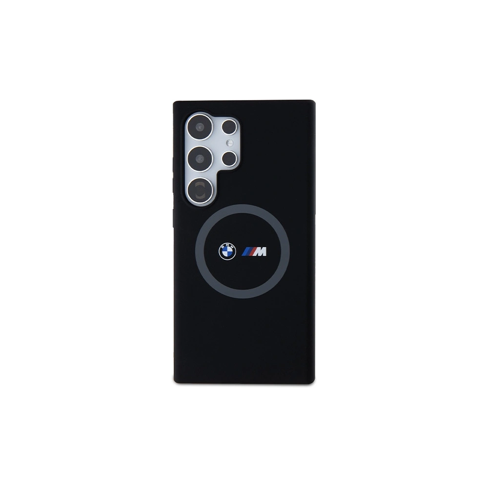 Hurtownia GSM - Case BMW BMHMS24L23SROK Samsung Galaxy S24 Ultra Hardcase M Silikon Gedruckter Ring MagSafe schwarz/black - BMW658 - {ean13} - Hurt