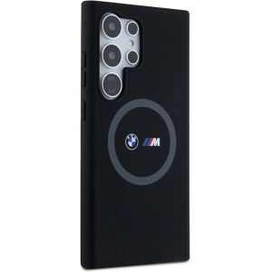 Hurtownia GSM - Case BMW BMHMS24L23SROK Samsung Galaxy S24 Ultra Hardcase M Silikon Gedruckter Ring MagSafe schwarz/black - BMW658 - {ean13} - Hurt