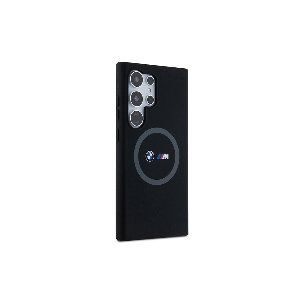 Hurtownia GSM - Case BMW BMHMS24L23SROK Samsung Galaxy S24 Ultra Hardcase M Silikon Gedruckter Ring MagSafe schwarz/black - BMW658 - {ean13} - Hurt