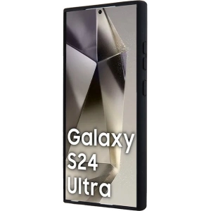 Etui BMW BMHMS24L23SROK Samsung Galaxy S24 Ultra kemény tok M szilikon nyomtatott gyűrű MagSafe fekete/black
