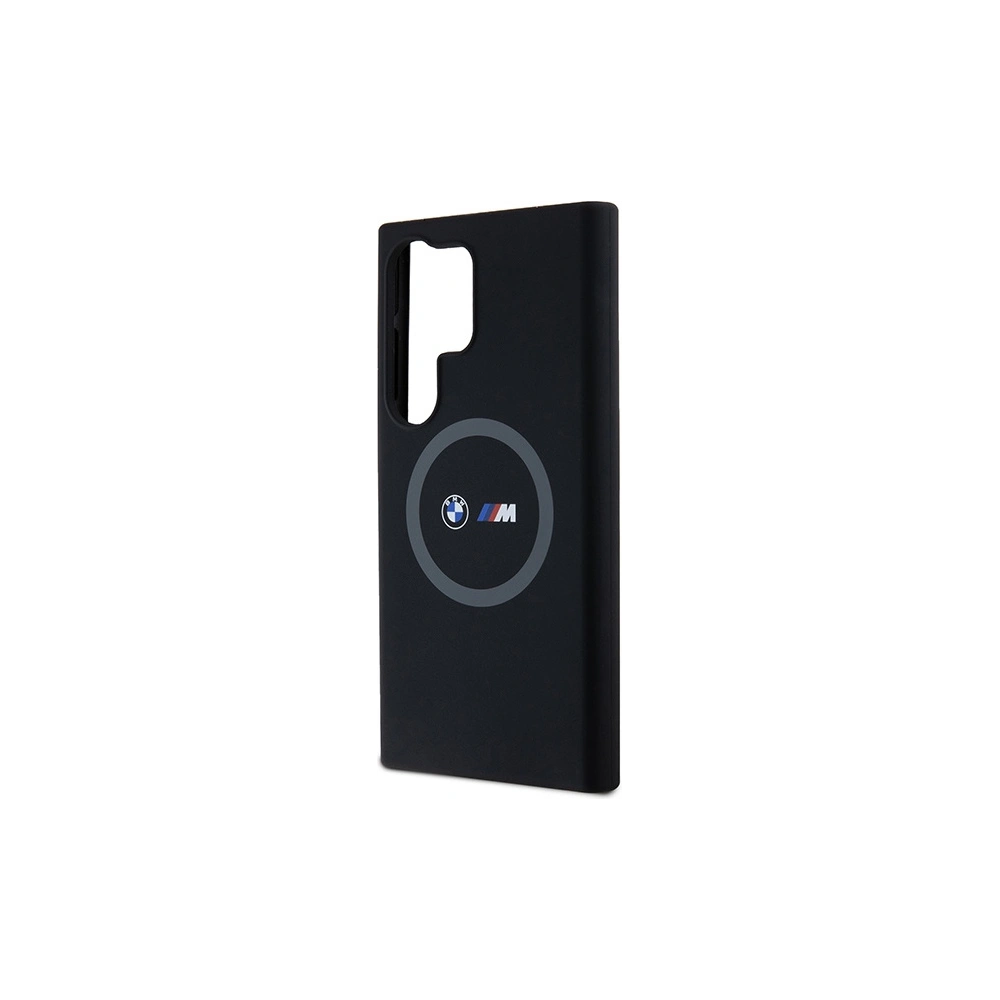 Hurtownia GSM - Etui BMW BMHMS24L23SROK Samsung Galaxy S24 Ultra hardcase M Silicone Printed Ring MagSafe černý/black - BMW658 - {ean13} - Hurt