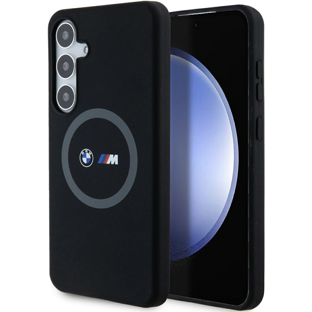 Hurtownia GSM - Etui BMW BMHMS24M23SROK Samsung Galaxy S24+ Plus hardcase M Silicone Printed Ring MagSafe černý/black - BMW659 - {ean13} - Hurt