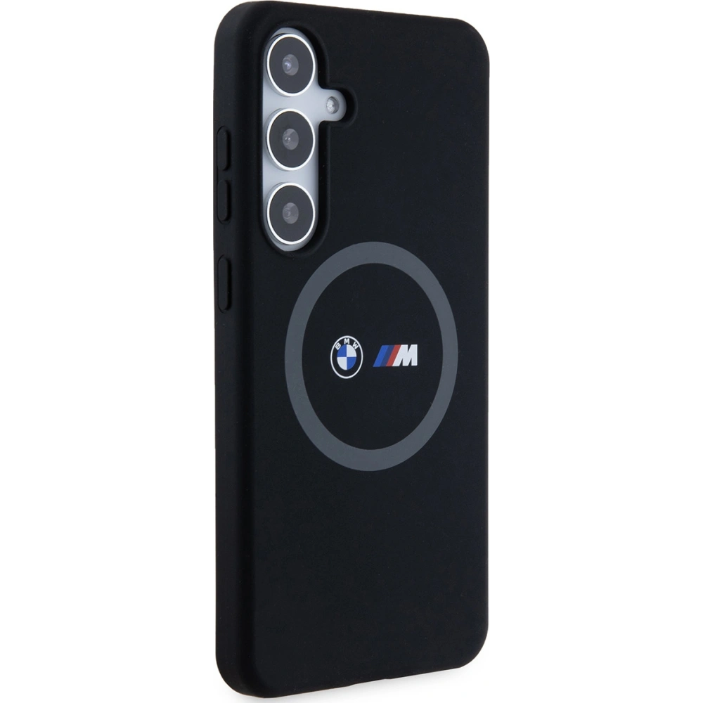 Hurtownia GSM - Etui BMW BMHMS24M23SROK Samsung Galaxy S24+ Plus hardcase M Silicon Imprimat Ring MagSafe negru/black - BMW659 - {ean13} - Hurt