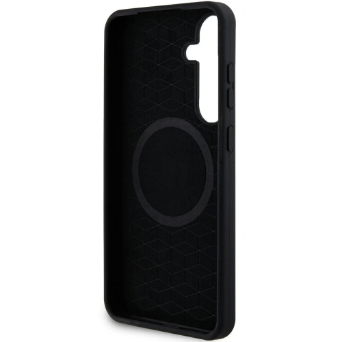 Etui BMW BMHMS24M23SROK Samsung Galaxy S24+ Plus hardcase M Silicone Printed Ring MagSafe czarny/black