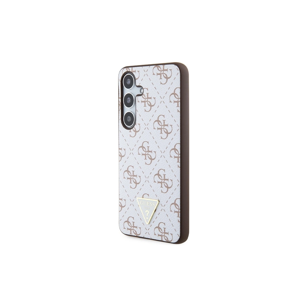 Hurtownia GSM - Etui Guess GUHCS24SPG4GPH Samsung Galaxy S24 hardcase 4G Triangle alb/white - GUE3349 - {ean13} - Hurt