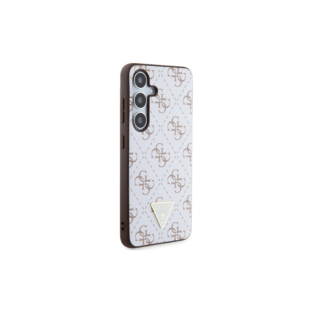 Hurtownia GSM - Etui Guess GUHCS24SPG4GPH Samsung Galaxy S24 hardcase 4G Triangle alb/white - GUE3349 - {ean13} - Hurt