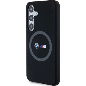 Hurtownia GSM - Etui BMW BMHMS24S23SROK Samsung Galaxy S24 hardcase M Silicone Printed Ring MagSafe černý/black - BMW661 - {ean13} - Hurt