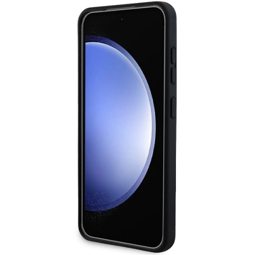 Etui BMW BMHMS24S23SROK Samsung Galaxy S24 hardcase M Silicone Printed Ring MagSafe czarny/black