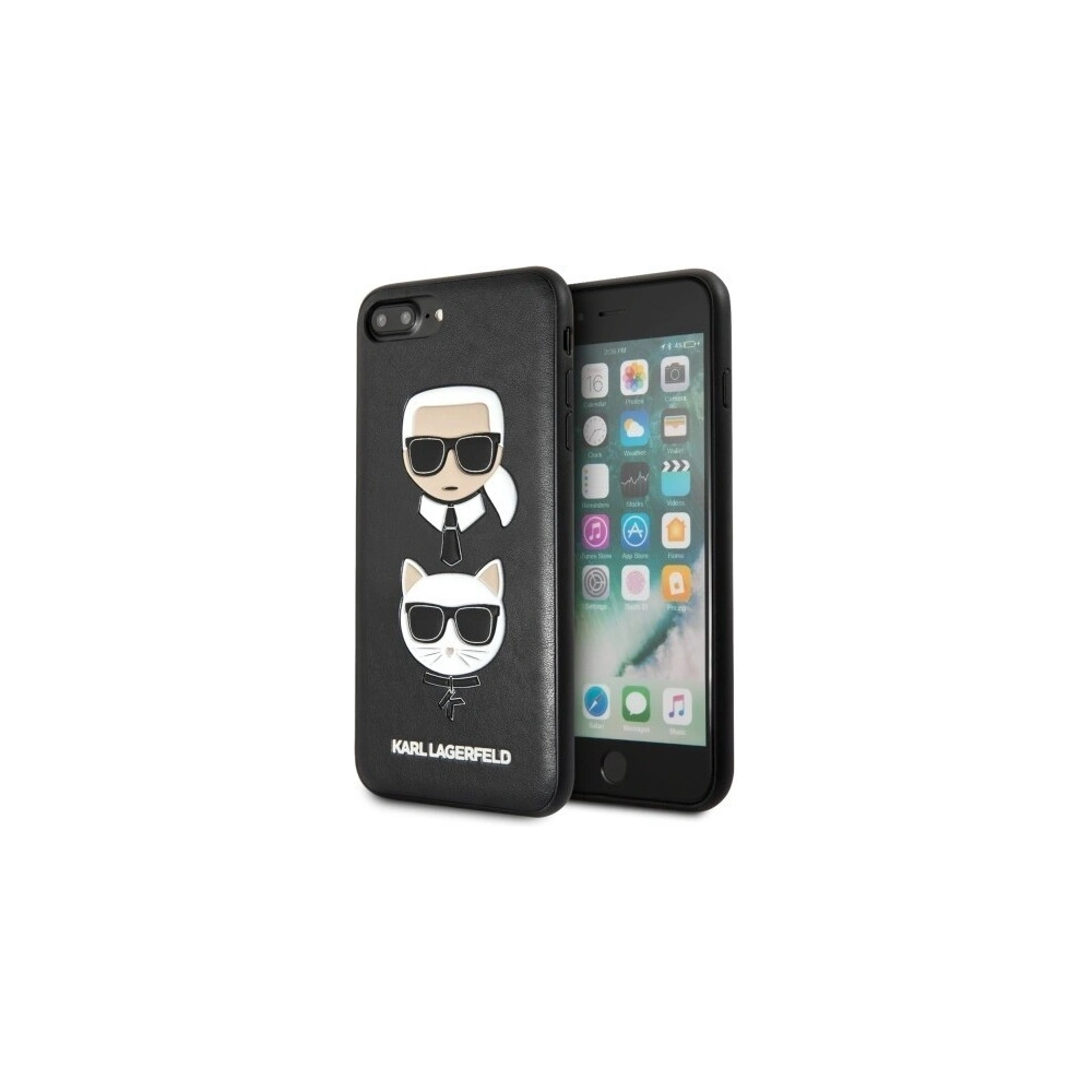 Hurtownia GSM - Karl Lagerfeld KLHCI8LKICKC iPhone 7/8 Plus hardcase czarny/black Karl & Choupette - KLD091BLK - {ean13} - Hurt