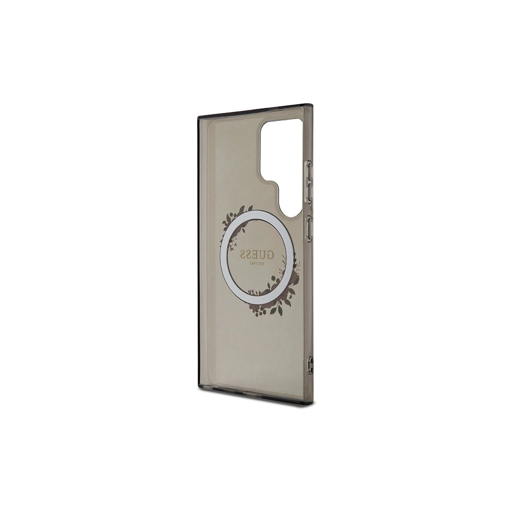Hurtownia GSM - Case Guess GUHMS24LHFWFCK Samsung Galaxy S24 Ultra Hartschale IML Blumenkranz MagSafe schwarz/black - GUE3351 - {ean13} - Hurt
