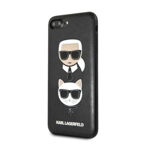 Karl Lagerfeld KLHCI8LKICKC iPhone 7/8 Plus hardcase czarny/black Karl & Choupette