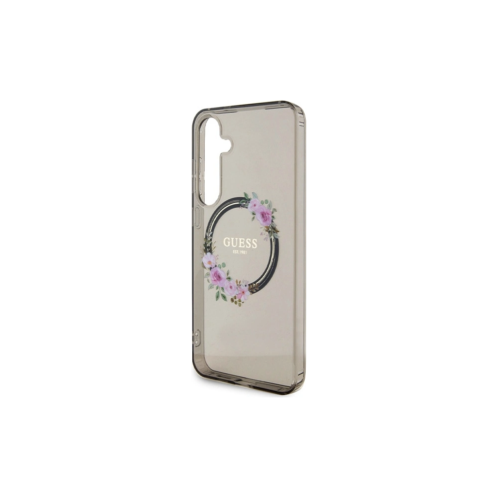 Hurtownia GSM - Etui Guess GUHMS24MHFWFCK Samsung Galaxy S24+ Plus hardcase IML Flowers Wreath MagSafe černé/black - GUE3353 - {ean13} - Hurt