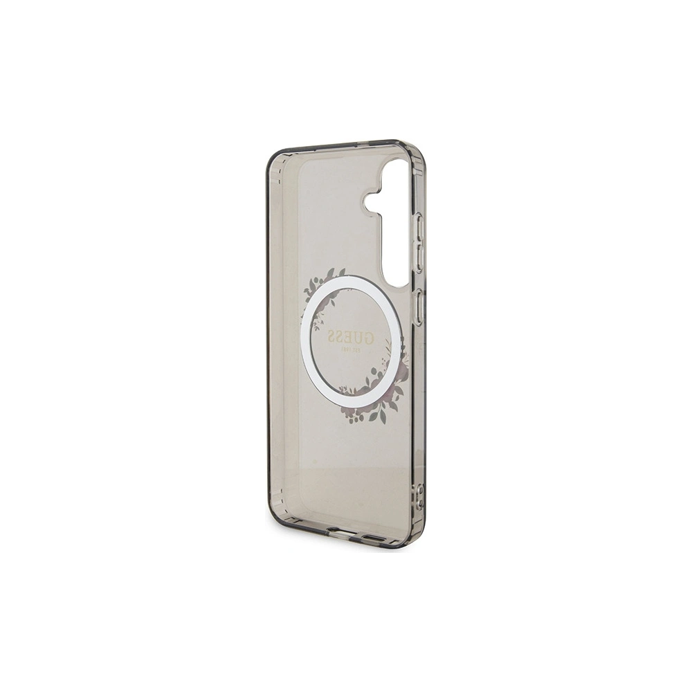 Hurtownia GSM - Etui Guess GUHMS24MHFWFCK Samsung Galaxy S24+ Plus kemény tok IML Virágkoszorú MagSafe fekete/black - GUE3353 - {ean13} - Hurt