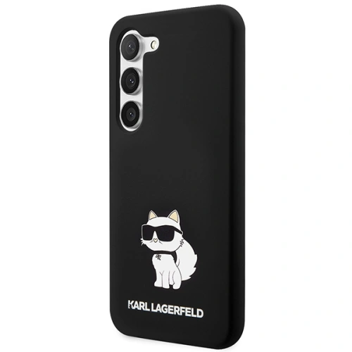 Etui Karl Lagerfeld KLHCS24SSNCHBCK Samsung Galaxy S24 hardcase Silicone Choupette czarny/black