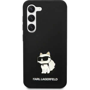 Etui Karl Lagerfeld KLHCS24SSNCHBCK Samsung Galaxy S24 hardcase Silicone Choupette czarny/black