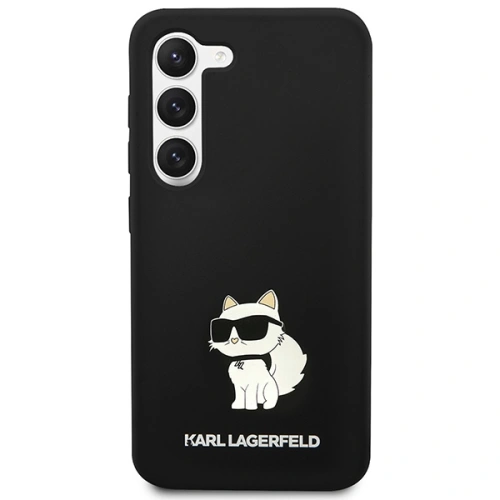 Etui Karl Lagerfeld KLHCS24SSNCHBCK Samsung Galaxy S24 hardcase Silicone Choupette czarny/black