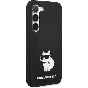 Etui Karl Lagerfeld KLHCS24SSNCHBCK Samsung Galaxy S24 hardcase Silicone Choupette czarny/black