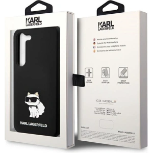 Etui Karl Lagerfeld KLHCS24SSNCHBCK Samsung Galaxy S24 hardcase Silicone Choupette czarny/black
