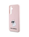 Hurtownia GSM - Etui Karl Lagerfeld KLHCS24SSNCHBCP Samsung Galaxy S24 keménytok szilikon Choupette rózsaszín/pink - KLD1925 - {ean13} - Hurt