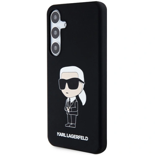 Etui Karl Lagerfeld KLHCS24SSNIKBCK Samsung Galaxy S24 hardcase Silicone Ikonik czarny/black