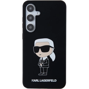 Etui Karl Lagerfeld KLHCS24SSNIKBCK Samsung Galaxy S24 hardcase Silicone Ikonik czarny/black