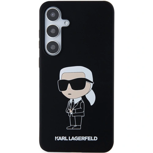 Etui Karl Lagerfeld KLHCS24SSNIKBCK Samsung Galaxy S24 hardcase Silicone Ikonik czarny/black