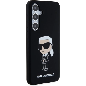 Etui Karl Lagerfeld KLHCS24SSNIKBCK Samsung Galaxy S24 hardcase Silicone Ikonik czarny/black