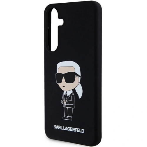 Etui Karl Lagerfeld KLHCS24SSNIKBCK Samsung Galaxy S24 hardcase Silicone Ikonik czarny/black