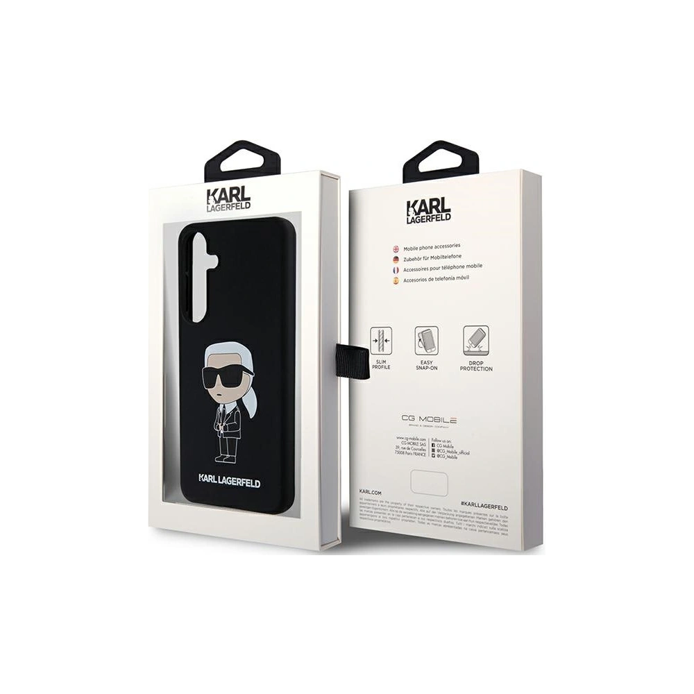 Hurtownia GSM - Etui Karl Lagerfeld KLHCS24SSNIKBCK Samsung Galaxy S24 hardcase Silicone Ikonik negru/black - KLD1926 - {ean13} - Hurt