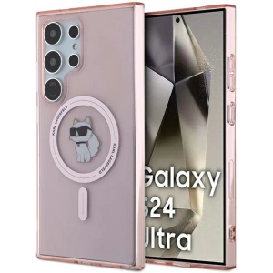 Hurtownia GSM - Etui Karl Lagerfeld KLHMS24LHFCCNOP Samsung Galaxy S24 Ultra hardcase IML Choupette MagSafe roz/pink - KLD1927 - {ean13} - Hurt