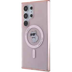 Hurtownia GSM - Etui Karl Lagerfeld KLHMS24LHFCCNOP Samsung Galaxy S24 Ultra hardcase IML Choupette MagSafe roz/pink - KLD1927 - {ean13} - Hurt