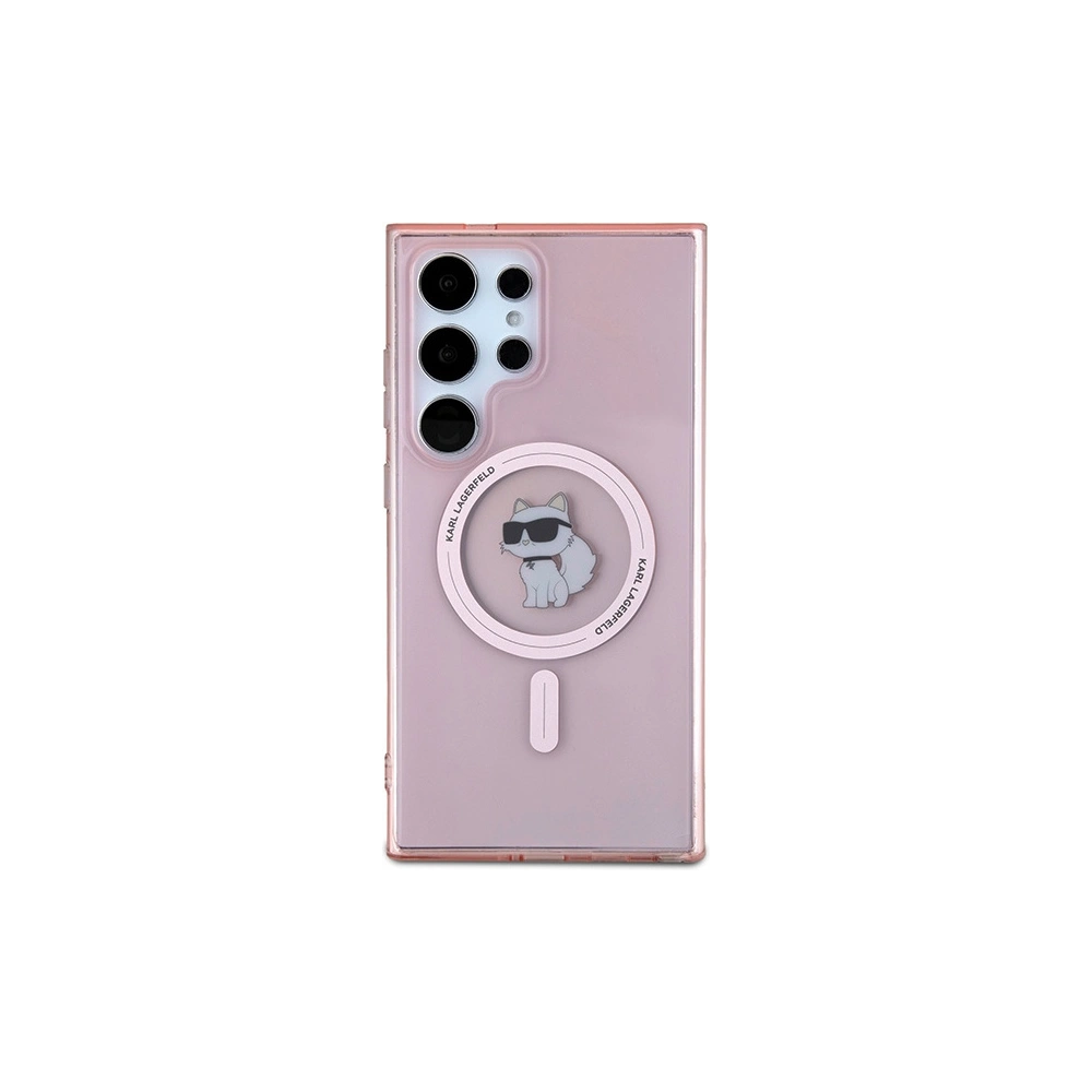 Hurtownia GSM - Case Karl Lagerfeld KLHMS24LHFCCNOP Samsung Galaxy S24 Ultra Hardcase IML Choupette MagSafe rosa/pink - KLD1927 - {ean13} - Hurt