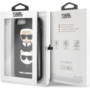 Hurtownia GSM - Karl Lagerfeld KLHCI8LKICKC iPhone 7/8 Plus hardcase czarny/black Karl & Choupette - KLD091BLK - {ean13} - Hurt