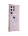 Hurtownia GSM - Etui Karl Lagerfeld KLHMS24LHFCCNOP Samsung Galaxy S24 Ultra hardcase IML Choupette MagSafe roz/pink - KLD1927 - {ean13} - Hurt