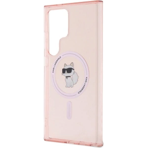 Hurtownia GSM - Case Karl Lagerfeld KLHMS24LHFCCNOP Samsung Galaxy S24 Ultra Hardcase IML Choupette MagSafe rosa/pink - KLD1927 - {ean13} - Hurt