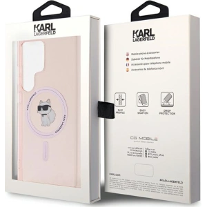 Hurtownia GSM - Case Karl Lagerfeld KLHMS24LHFCCNOP Samsung Galaxy S24 Ultra Hardcase IML Choupette MagSafe rosa/pink - KLD1927 - {ean13} - Hurt