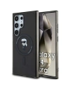 Etui Karl Lagerfeld KLHMS24LHFCKNOK Samsung Galaxy S24 Ultra hardcase IML Ikonik MagSafe negru/black