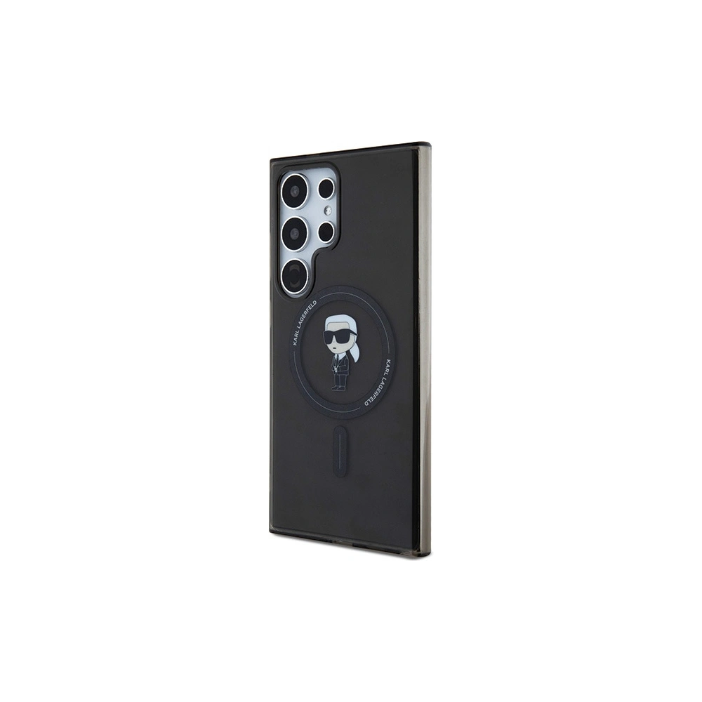 Hurtownia GSM - Etui Karl Lagerfeld KLHMS24LHFCKNOK Samsung Galaxy S24 Ultra hardcase IML Ikonik MagSafe černý/black - KLD1928 - {ean13} - Hurt