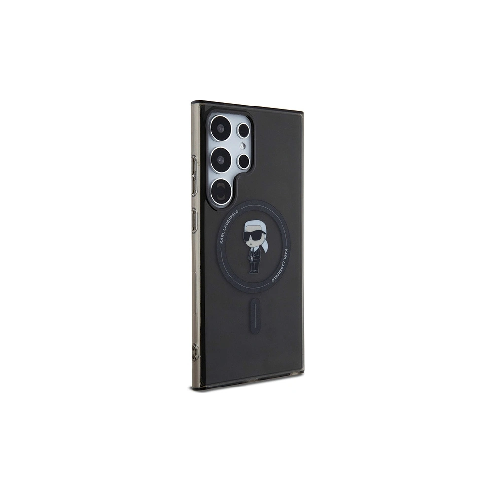 Hurtownia GSM - Etui Karl Lagerfeld KLHMS24LHFCKNOK Samsung Galaxy S24 Ultra hardcase IML Ikonik MagSafe černý/black - KLD1928 - {ean13} - Hurt