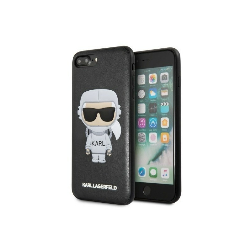 Hurtownia Karl Lagerfeld - 3700740430996 - KLD092BLK - Karl Lagerfeld KLHCI8LKSCO iPhone 7/8 Plus hardcase czarny/black Karl Space Cosmonaut - B2B homescreen