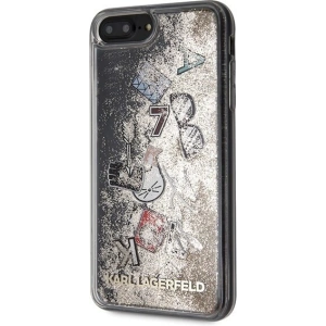 Hurtownia GSM - Karl Lagerfeld KLHCI8LKSICGO iPhone 7/8 Plus gold/hartes Gehäuse Iconic Liquid Glitter - KLD093GLD - {ean13} - Hurt