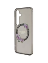 Wholesale Guess GUHMS24SHFWFCK Samsung Galaxy S24 hardcase IML Flowers Wreath MagSafe black - GUE3356 - {ean13} - Hurt